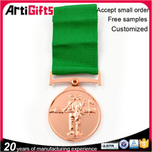 Wholesale promotional products brass copper medal badge pin